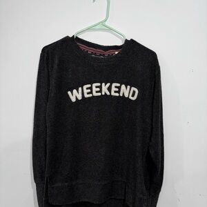 ROYCE New York Black 'Weekend' Sweater